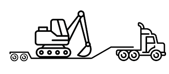 Transport d'engins et de véhicules de construction